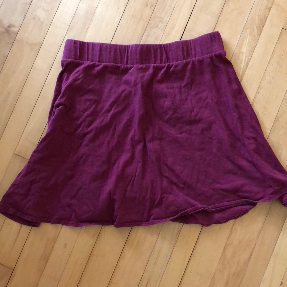 Maroon Skater Skirt